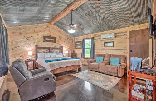 Ozark House | Pet-Friendly Studio Cabin in Ozark with Mountain Views