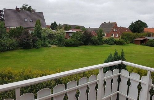 Westeraccum Apartment | Relaxing Upper Apartment in Westeraccum with Pool & Balcony