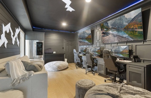 Montgomery House | Upscale Lakefront Oasis – Pool, Hot Tub, Balcony, Game Room & More Nearby Festival