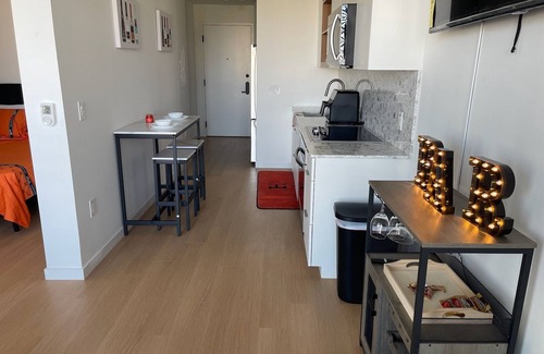 Dallas Design District Apartment | Upscale Urban Oasis: Fashion-Forward Dallas Apartment