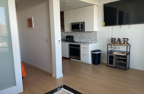 Dallas Design District Apartment | Upscale Urban Oasis: Fashion-Forward Dallas Apartment