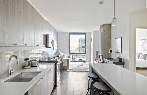 West Loop Apartment | Modern West Loop 1BR with Gym, Lounge & Pet-Friendly Perks