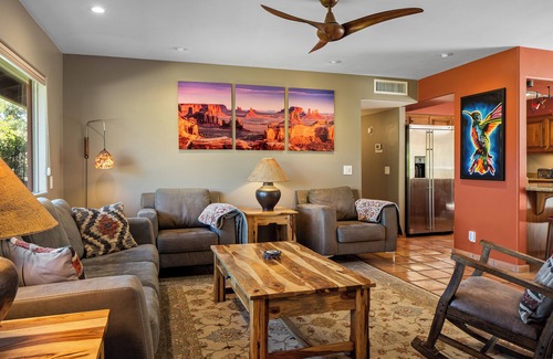 Uptown Sedona House | Uptown Retreat with Heated Pool, Hot Tub & Scenic Views