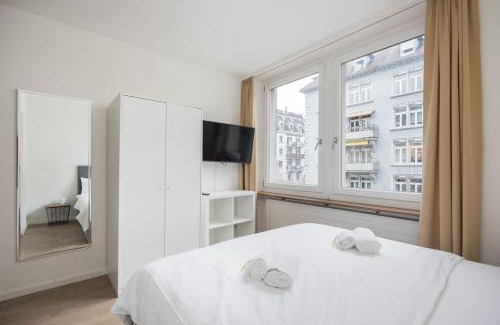 Sihlfeld Apartment | Urban Oasis with Queen Bed and Scenic City Views