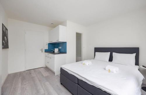 Sihlfeld Apartment | Urban Oasis: Relaxing Retreat with Scenic Queen Bed View