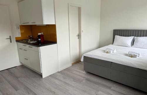Sihlfeld Apartment | Urban Oasis with Queen Bed and Scenic City View