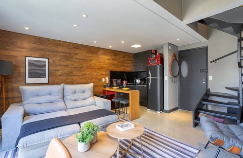 Vila Nova Conceicao Apartment | Experience Urbano Duplex: Family-Friendly Retreat with Pool