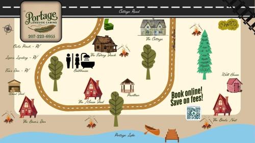 Portage Lake House | The Spruce Haven Cabin in Portage Lake, ME