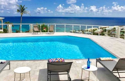 Oyster Pond Condo | Stunning Views at V3: Family & Pet-Friendly Retreat