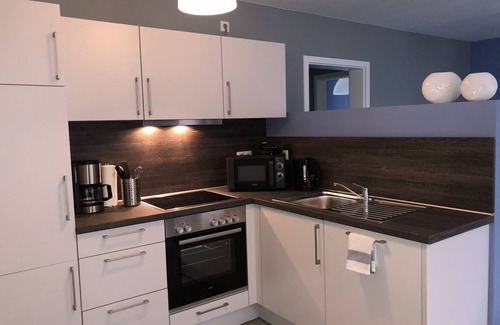 Butjadingen Apartment | Top-Rated Vacation Apartment Wattwurm by the Harbor