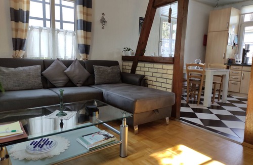 Hueckeswagen Apartment | Historic Vacation Apartment "Das Historische" with Pool & Ocean View