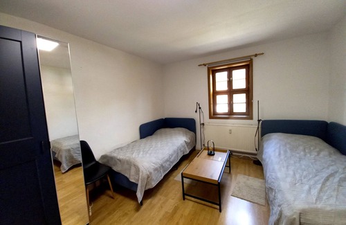 Plessa Apartment | Historic Watermill Vacation Apartment with Ocean View & Hot Tub