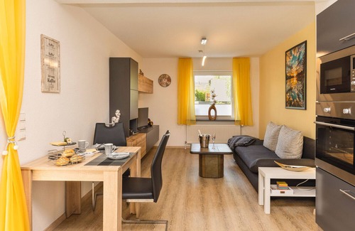 Anzhausen Apartment | Idyllic Vacation Apartment with Private Patio & Stream View