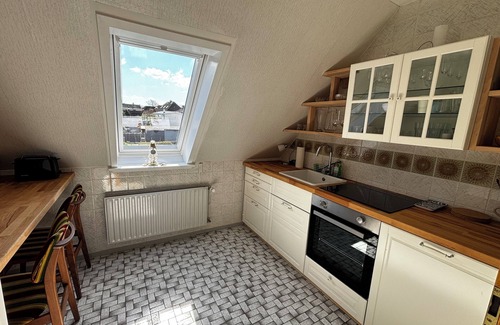 Maasholm Apartment | Vacation apartment with view of the Schlei and own jetty/barge