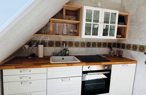Maasholm Apartment | Vacation apartment with view of the Schlei and own jetty/barge