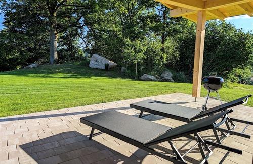 Brennberg Ski Chalet | Vacation chalet with sauna and large terrace at Ferienhof Schiegl in the bay. Forest