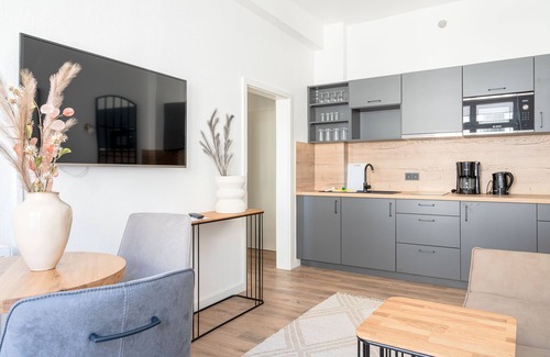 Warnemuende Apartment | Pet-Friendly Retreat on Historic Alter Strom with Ocean Views