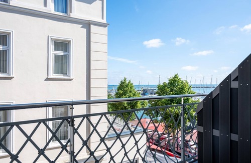 Warnemuende Apartment | Pet-Friendly Retreat on Historic Alter Strom with Ocean Views