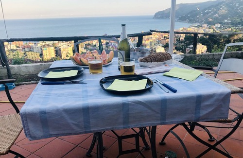 Spotorno House | Unforgettable "Casa Sancio" with Ocean View & Private Terraces
