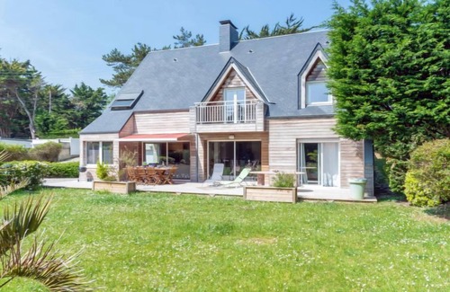 Agon-Coutainville House | Explore l'Agon by Interhome: Oceanfront Retreat with Spa