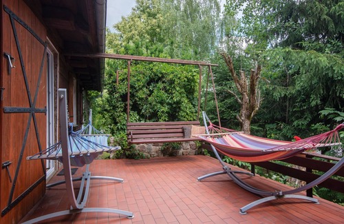 Wegorzewo House | Oceanfront Escape: Vacation Home Perła with Spa & Views