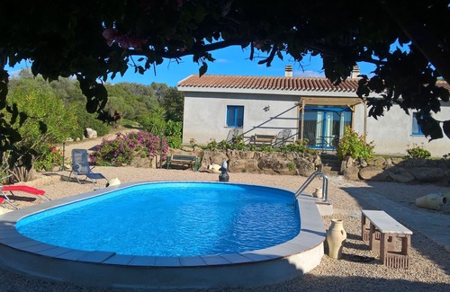 Arzachena Villa | Pet-Friendly Vacation Home with Heated Pool & Garden Oasis