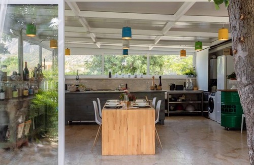 Terrasini House | Oceanfront Escape at Quirat by Interhome with Spa & Hot Tub