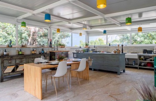 Terrasini House | Oceanfront Escape at Quirat by Interhome with Spa & Hot Tub
