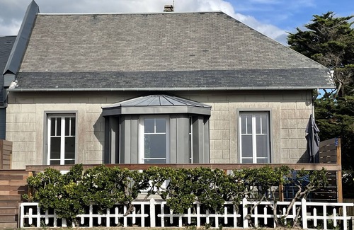 Agon-Coutainville Villa | Charming Vacation House with Garden and Ocean View