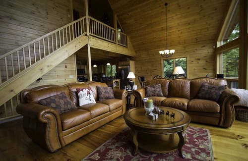 Sunday River Area House | Family-Friendly Vail Log Cabin Near Sunday River with Pool
