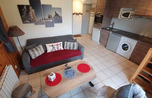 Lanslevillard Apartment | Valcenis Lanslevillard Duplex for 6 with Spectacular Views