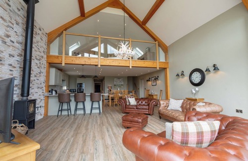 Higher Walton Cabin | Experience Valley View Gamekeepers with Spa and Hot Tub