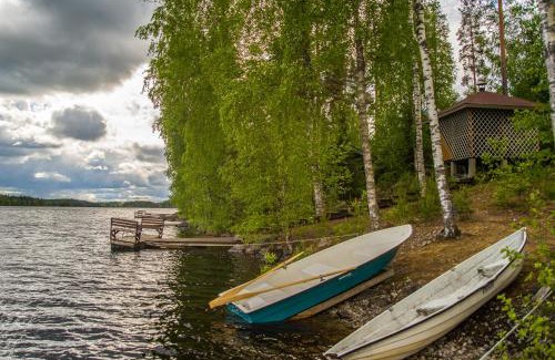 Enonkoski Villa | Valteri: Oceanfront Escape with Private Beach Access