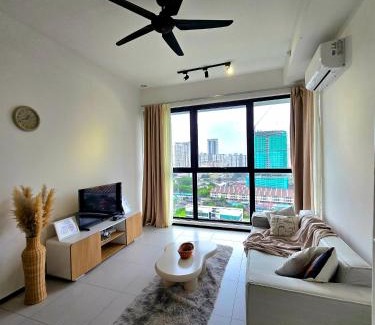 George Town Apartment | Discover Muji Cream Haven: Poolside Retreat in George Town