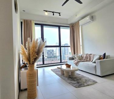 George Town Apartment | Discover Muji Cream Haven: Poolside Retreat in George Town