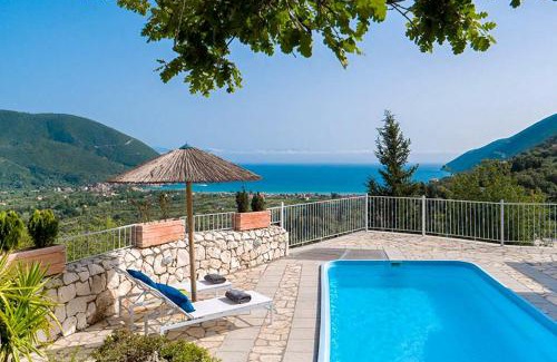 Evgiros Villa | Experience Vasiliki Cottages: 4-Star Bliss with Pool & Hot Tub