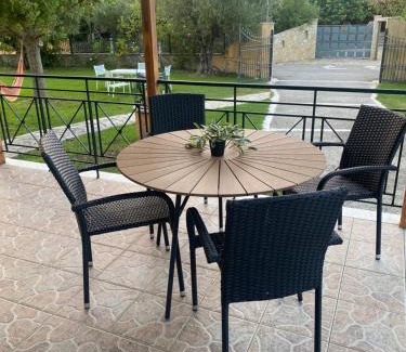 Zakharo Apartment | Oceanfront Bliss at Vasiliki's House Zacharo, Rated 9.7/10