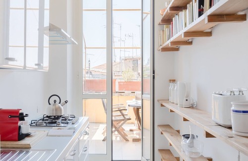 Prati Apartment | Vatican Apartment with Terrace & View, Rated 9.2/10