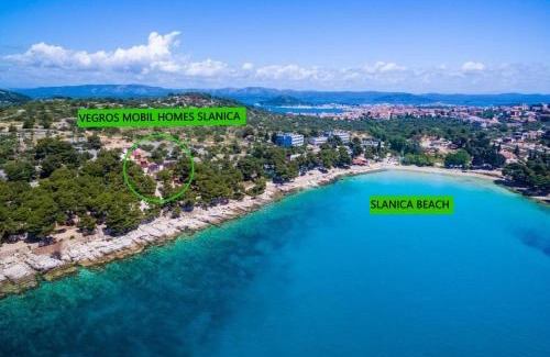 Murter Resort | Beachfront Vegros Mobile Homes Slanica with Ocean Views