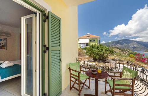 Vathy Apartment | Guest Rated 9.6: Veroni's Studio with Pool & Family Fun