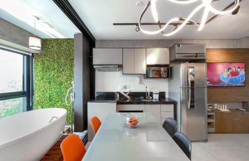 Jardim dos Estados Apartment | Vertigo Premium Studios: Oceanfront Oasis with Pool Access