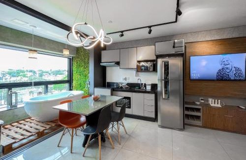 Jardim dos Estados Apartment | Vertigo Premium Studios: Oceanfront Oasis with Pool Access