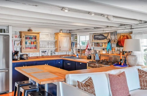 Commercial Street House | Secluded 3 Bedroom Waterfront Retreat with Hot Tub Access