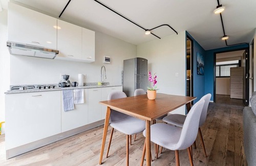 Xochimilco Apartment | Stylish 2 BR Apartment with Wifi, Gym & Rooftop Access