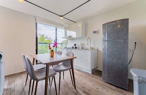 Xochimilco Apartment | Stylish 2 BR Apartment with Wifi, Gym & Rooftop Access