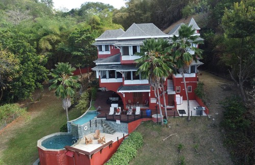Plymouth Villa | Villa Soleil - Private Jetty with Caribbean Sea Views