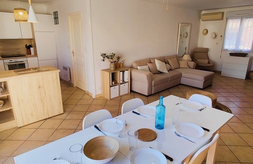 Vias Villa | Villa Vias Plage: Private Pool & Oceanfront Views