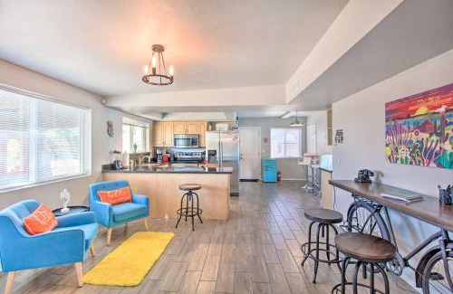 South Harrison House | Colorful Tucson Retreat with Pool and Hot Tub for Families