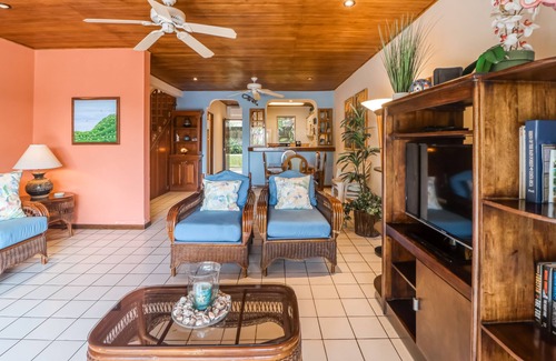 Playa Flamingo Villa | Vibrant Villa with Pool & Ocean Views Steps from the Beach