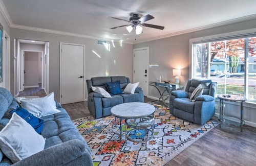 Southwestern Sacramento House | Vibrant Sacramento Home with Yard and Child-Friendly Amenities